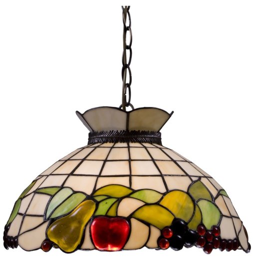 Светильник потолочный 2 рожковый  Velante "Tiffany" Фрукты / 304803 — 