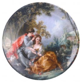 Тарелка декоративная 19 см настенная  Elisabeth Bohemia Original &quot;Свидание&quot; / 171171