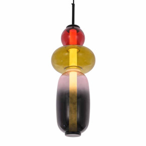 Подвесной светильник 1 рожковый  Cloyd "SUPERNOVA" / выс. 40 см - черный / 348245