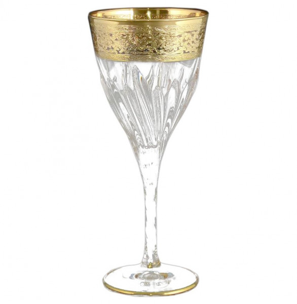 Бокалы для белого вина 6 шт  RCR Cristalleria Italiana SpA &quot;Timon /Fluente матовое золото&quot; / 101057
