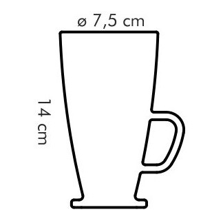 Набор кружек 300 мл для латте маккиато 6 шт &quot;Tescoma /CREMA /Без декора&quot; / 142319