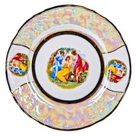 Набор тарелок 17 см 6 шт  Thun &quot;Бернадотт /Мадонна перламутр&quot; / 024311