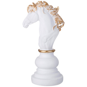 Шахматная фигурка 13,8 х 11 х *26 см белая  LEFARD "Конь" / 334464