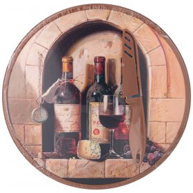 Разделочная доска 27,5 х 1,2 см с ножом  Agness &quot;Винный погребок&quot; / 332634