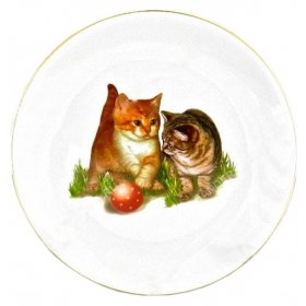 Тарелка декоративная 19 см настенная  Leander "Питомцы /Кошки" 2 / 158839
