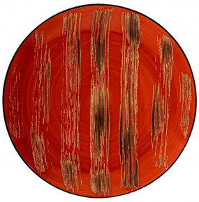 Тарелка 18 см красная  Wilmax "Scratch" / 261468