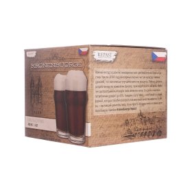 Стаканы для пива 400 мл 4 шт  Repast &quot;Kronenbuorge&quot; / 332801