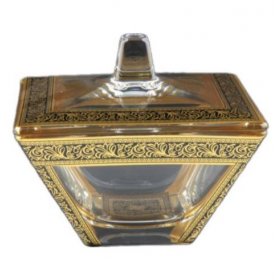Конфетница 11 х 11 см с крышкой  Astra Gold &quot;Torcello Lilit /Golden Black&quot; / 294582