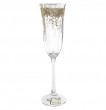 Бокалы для шампанского 160 мл 6 шт  Rona &quot;Флора /Золотая повитель&quot; / 029841