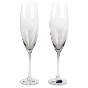 Бокалы для шампанского 230 мл 2 шт  Crystalex CZ s.r.o. &quot;София /90804 /Дымчатые&quot; / 271518