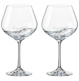 Бокалы для красного вина 570 мл 2 шт  Crystalex CZ s.r.o. &quot;Турбуленция /Без декора&quot; / 034706