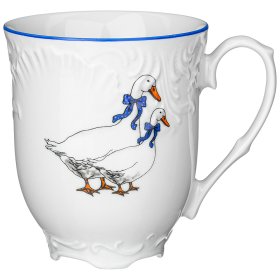 Кружка 300 мл  Cmielow &quot;Рококо /Гуси&quot; / 109894