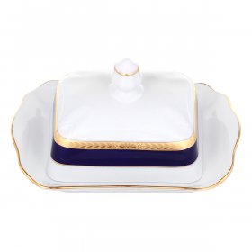 Масленка 250 г  Leander &quot;Сабина /Золотая лента /Кобальт&quot; / 367439