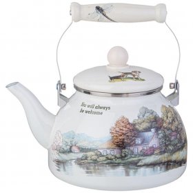 Чайник 2,6 л эмалированный  Agness "Family house" / 354180