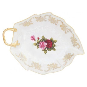 Блюдо Лист  МаМ декор &quot;Фредерика /Роза перламутр&quot; / 168114