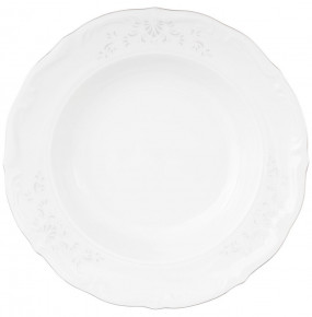 Набор тарелок 22,5 см 6 шт глубокие  Repast "Мария-Тереза /Платиновый узор" / 212003