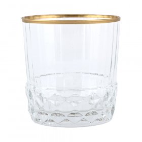 Стаканы для виски 300 мл 6 шт Balvinglass "America '20s /Золотая кайма" / 227919