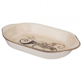 Блюдо-шубница 28 х 17,5 х 4,5 см  Agness &quot;парижские коты&quot; / 244642