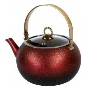 Заварочный чайник 1 л антипригарное покрытие красный  O.M.S. Collection "TEAPOT SETS" / 284171