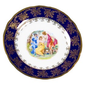 Набор тарелок 25 см 6 шт  Leander &quot;Мэри-Энн /Мадонна /Кобальт&quot; / 087080