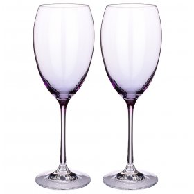 Бокалы для белого вина 450 мл 2 шт  Crystalex CZ s.r.o. &quot;Грандиосо /Аметист&quot; / 263584