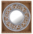Зеркало настенное 31 см круглое серебро  LEFARD &quot;ITALIAN STYLE&quot; / 188006