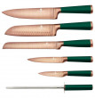 Набор кухонных ножей на подставке 7 предметов  Berlinger Haus &quot;Emerald&quot; / 280773