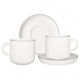 Набор чайных пар 330 мл 2 шт  Bronco "Platinum" / 236751