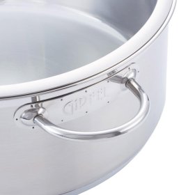 Кастрюля 36  х 14 см со стеклянной крышкой 13 л  GIPFEL &quot;Signo&quot; / 362084