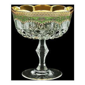 Вазочка 12 см н/н  Astra Gold &quot;Империя /Опера /Зелёная&quot; / 085103