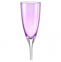 Бокалы для шампанского 220 мл 2 шт фиолетовый  Crystalex CZ s.r.o. "Кейт" / 111319