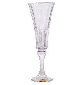 Бокалы для шампанского 180 мл 6 шт  UNION GLASS &quot;Веллингтон /Отводка платина&quot; / 165245