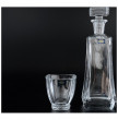 Набор для виски 7 предметов (графин 700 мл + 6 стаканов по 320 мл)  Crystalite Bohemia &quot;Ареззо /Без декора&quot; / 058052