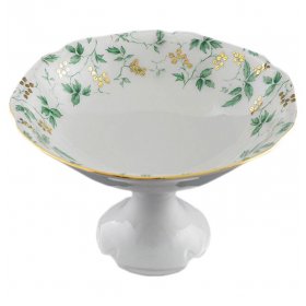 Фруктовница 23 см н/н  Leander &quot;Мэри-Энн /Зеленые листья&quot; / 157922