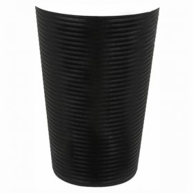 Стакан для горячих напитков 480 мл с двойными стенками черный 25 шт  / 317344