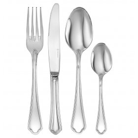 Столовые приборы 16 предметов на 4 персоны серебристые  Liberty Jones &quot;Sonata&quot; / 369550
