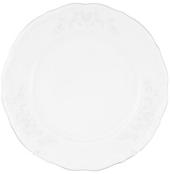 Набор тарелок 21 см 6 шт  Repast &quot;Мария-Тереза /Платиновый узор&quot; / 212005