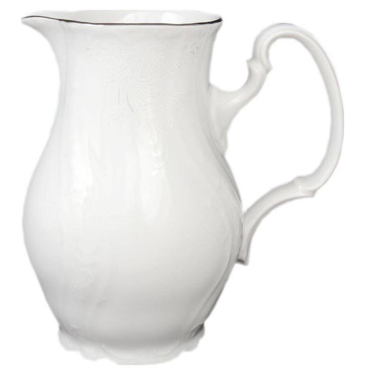 Кувшин для воды 1 л  Thun "Бернадотт /Платиновый узор" / 024328 в Санкт-Петербурге