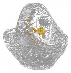 Корзинка 20 см  Aurum Crystal "Хрусталь резной" / 037983