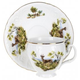 Чайная пара 240 мл 1 шт бочка  Thun &quot;Бернадотт /Охота&quot; / 153743