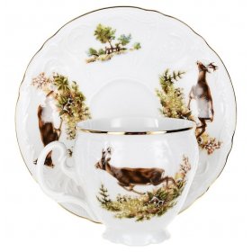 Чайная пара 240 мл 1 шт бочка  Thun &quot;Бернадотт /Охота&quot; / 153743