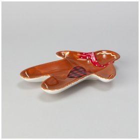 Тарелка 20,8 х 15,5 х 2,8 см 1 шт  Agness &quot;пряничный домик&quot; / 355753