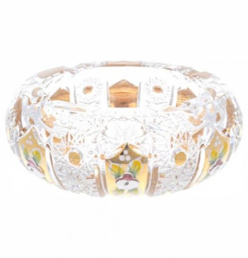 Пепельница 15 см  Crystal Heart "CRYSTAL HEART /Хусталь с золотом" / 244916 — 