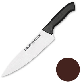 Нож поварской 23 см коричневая ручка  PIRGE "Ecco" / 321703