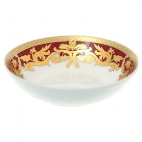 Набор розеток 11 см 6 шт  Falkenporzellan &quot;Наталия /Бордо в золотой роскоши&quot; / 137665