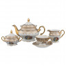 Чайный сервиз на 6 персон 15 предметов  Royal Czech Porcelain "Аляска /Мадонна бежевая" / 204760