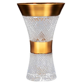 Ваза для цветов 25 см  Crystal Heart &quot;CRYSTAL HEART /Матовое золото&quot; / 117300