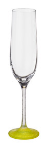 Бокалы для шампанского 190 мл 4 шт  Crystalex CZ s.r.o. "Виола /Морозный Неон /Ассорти" / 088741