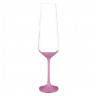 Бокалы для шампанского 200 мл 6 шт  Crystalex CZ s.r.o. "Сандра /Розовая ножка" / 246587