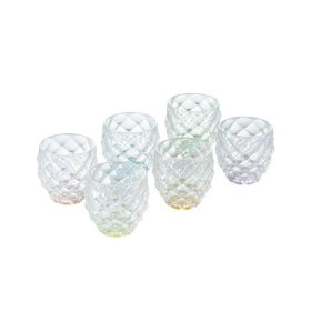 Стаканы для виски 340 мл 6 шт  Aurum Crystal &quot;Morres /Ассорти&quot; / 200863